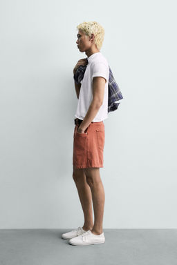 BERMUDA DENIM RELAXED FIT COLOR / Caldero - Zara фото 4