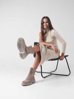 Ботинки EDART 334.asteria.ka капучино замш/шерсть - Ed'art фото 7