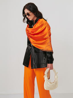 Большой, мягкий, тонкий и очень нежный двусторонний палантин - Tantino фото 4