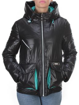 8265 BLACK Куртка демисезонная женская BAOFANI (100 гр. синтепон) - Fashion фото 2