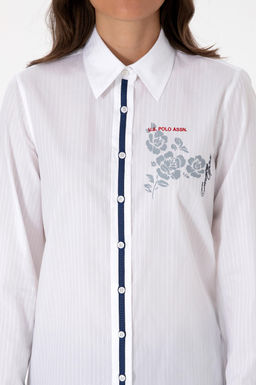 Kad_n Beyaz Uzun Kollu G_mlek - U.s. polo assn фото 6