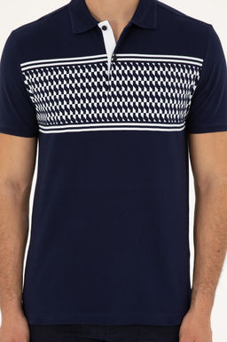 U. S. Polo Assn / Мужская темно-синяя футболка - U.s. polo assn фото 13