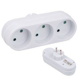S-ES3-16O WHITE Разветвитель сетевой, б/з. 3 гнезда. 16А, 3500Вт. Белый. ТМ Uniel