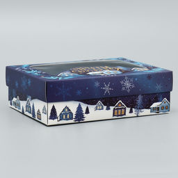 Цена за 3 шт. Коробка подарочная новогодняя складная Мечты сбудутся, 16.5 х 12.5 х 5 см - Дарите счастье фото 3