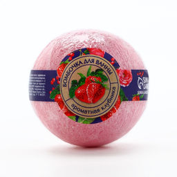Бомбочки для ванны Кладовая красоты, с ароматом клубники, 120 г фото 4