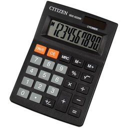 Калькулятор настольный CITIZEN SDC-022SR, 10-разрядный, 127*87мм, дв.питание