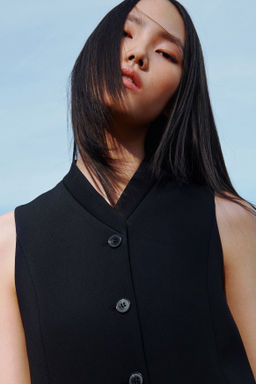 Vestido liso con falda circular - H&m фото 4