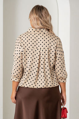 Блузка МД-24-16 горох - Took a look фото 4