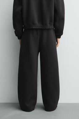 PANTAL?N JOGGER T?CNICO PLIEGUES / Negro - Zara фото 3
