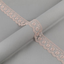 Кружево Gamma сетка 47 мм 5225 в пакете 9 м 0.2 Турция 2-й сорт пудровый