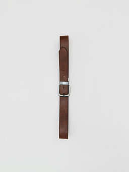 Deri G?r?n?ml? Erkek Kemer