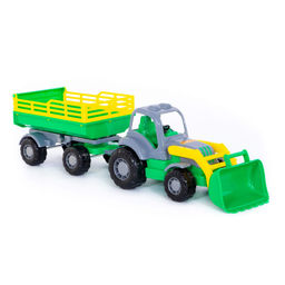 Крепыш, трактор с прицепом №2 и ковшом - Полесье фото 4