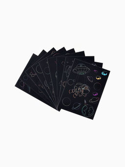 Гравюра блокнот "Космос", 9 листов, штихель