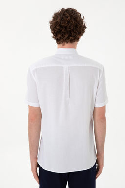 Erkek Beyaz K_sa Kollu G_mlek Sepette S_rpriz _ndirim - U.s. polo assn фото 5