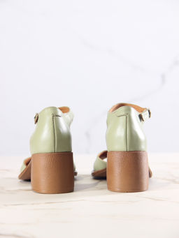 Босоножки 5033.23663bе.Олива орех