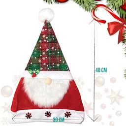 Колпак санта, универсальный размер, плотный