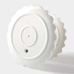 Этажёрка для фруктов и десертов BellaTenero, 2 яруса, d=20/25 см, фарфор, белая  фото 4