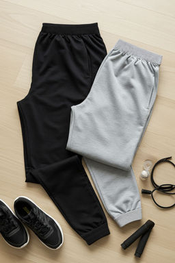 Gri-Siyah Regular/Normal Kesim Pacas? Lastikli Jogger 2li Paket Esofman Alt? TMNAW22EA0279