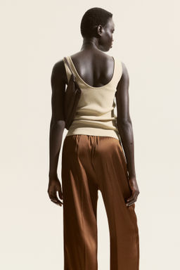 Pantal?n amplio con raya - H&m фото 6