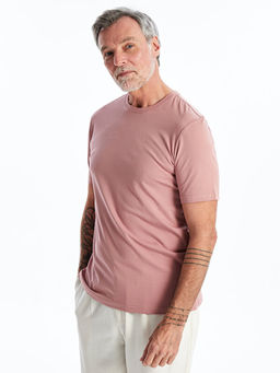 Bisiklet Yaka Penye Erkek Ti??rt