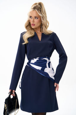 Платье Аврил (черника) - Эльза фото 7