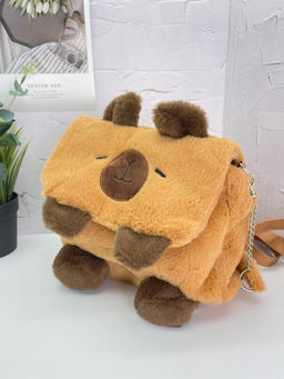 Плюшевый рюкзак "Capybara", 26*25 см