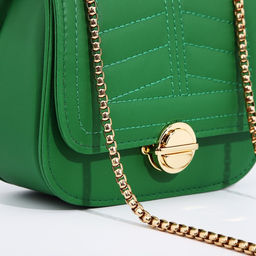 Сумка-мессенджер на клапане, цвет зелёный - Simaland фото 6