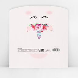 Цена за 5 шт. Конверт для денег фигурный «Единорожка», 17.5 х 8 см