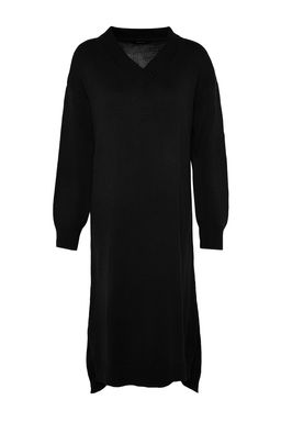 TRENDYOLMILLA Siyah Maxi Triko Genis Kal?p Elbise TWOAW23EL00642 фото 14