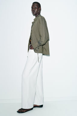 STRIPED SHIRT WITH BOWS - Zara фото 6
