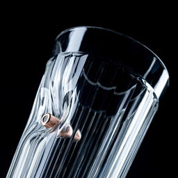 Стакан гранёный непробиваемый с пулей Крафт, 250 мл