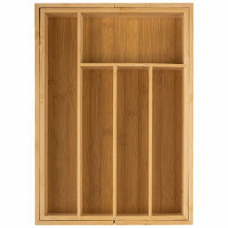 Лоток для столовых приборов BAMBOO (раздвижной), 36*26(38)*5,5 см арт.105123 - Mallony фото 4