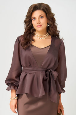 Блуза FITA 20762 шоколад