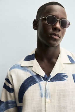 ABSTRACT PRINT SHIRT - Zara фото 5
