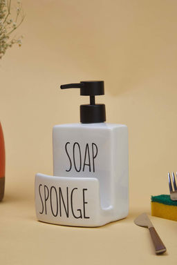 Beyaz Seramik Tekli Sabunluk TPHSS25SBN00003