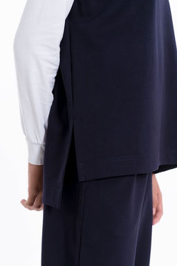 Жилет М224086а синий - Елена фото 3