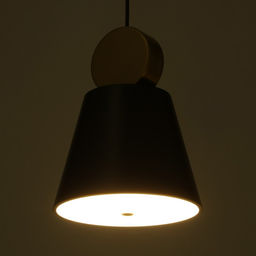 Светильник BayerLux 2285/1b LED черно-золотой 20×20×24-124 см