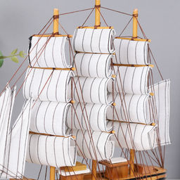 Макет парусного корабля 32х32 см / 6806G /уп 18/ - Галеонтрейд фото 9