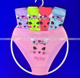 Цена за 10 шт. Подростковые трусы для девочек COOL KID арт. 2516 (2504) 3ХL (10-11 лет) - For you фото 3