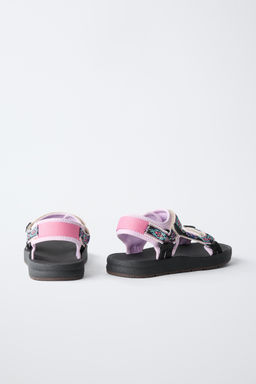 SANDALIA T?CNICA BORDADOS / Multicolor - Zara фото 5