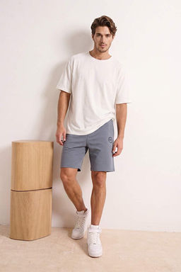 F_me Regular/Normal Kesim Yaz_ Bask_l_ _ort & Bermuda TMNSS26SR00005