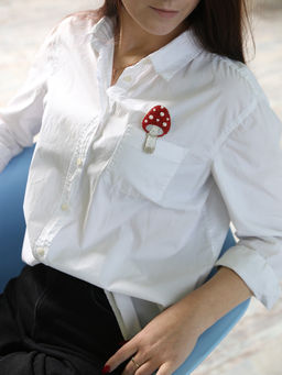 Klart набор для вышивания 10-006 Брошь. Мухомор 4 х 7 см