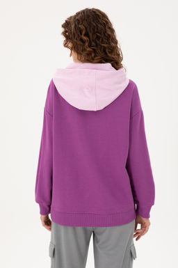 Женский фиолетовый свитшот Неожиданная скидка в корзине - U.s. polo assn фото 12