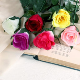 Цена за 10 шт. Цветы искусственные «Роза», h=65 см, d=5 см, МИКС