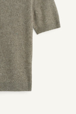 SHORT-SLEEVE POLO SHIRT WITH JACQUARD WEAVE - Zara фото 6