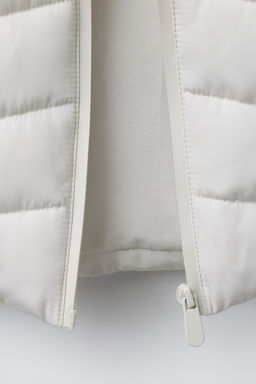 NEOPRENE-EFFECT SLEEVE PUFFER JACKET - Zara фото 8