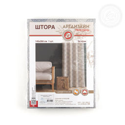 Шторы для гостиной с подхватом Эстетик 145*260/Шторы: 1 шт.- 145*260, подхваты: 1 шт. Шторы "АРТ ДИЗАЙН" для гостиной