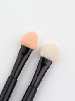 Цена за 3 шт. Набор аппликаторов для теней, 5 шт., 7.5 см, чёрный