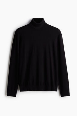 Jersey de cuello alto en punto fino Slim Fit - H&m фото 5