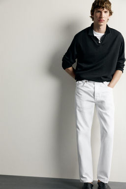 JEANS REGULAR FIT / Blanco roto - Zara фото 5
